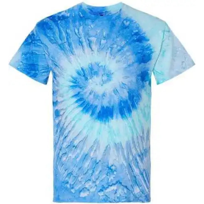 Colortone 1000Y Youth Multi-Color Tie-Dyed T-Shirt – Blue Jerry
