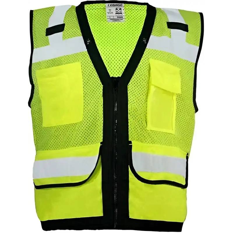 Kishigo S5008Z Economy Surveyors Vest – Lime