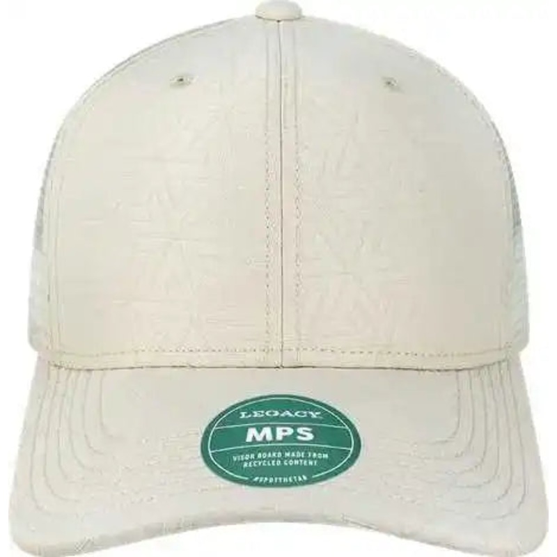 Legacy MPS Mid-Pro Snapback Trucker Cap – White Z – Quilted