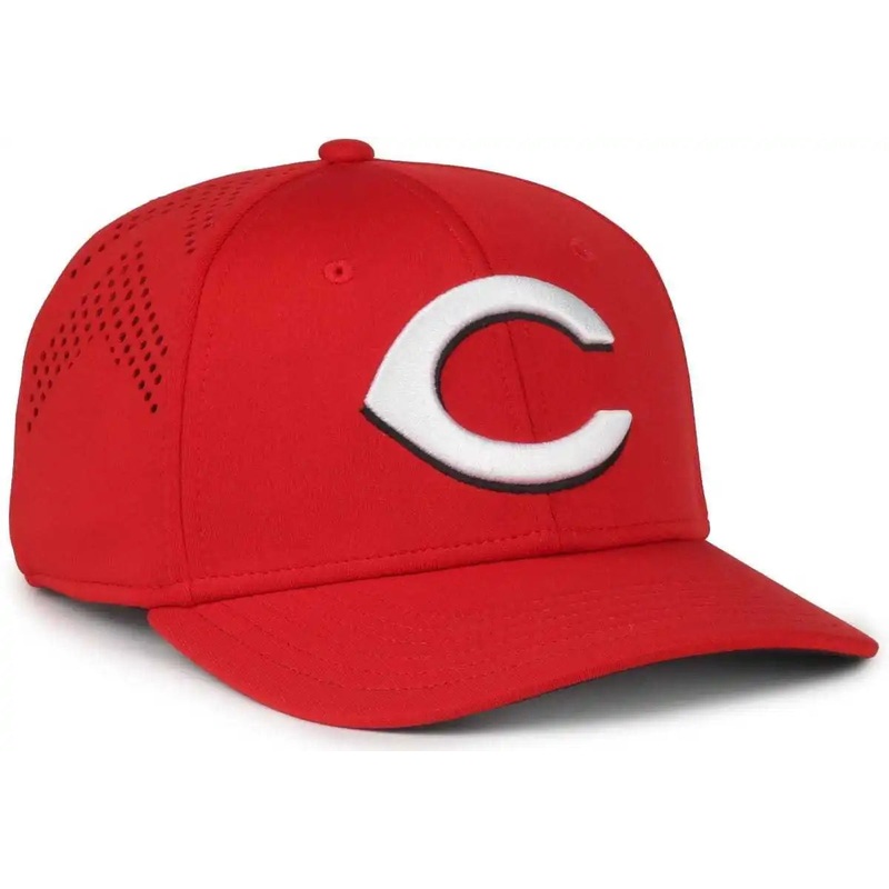 OC Sports MLB-650 Performance Snapback Baseball Cap – Cincinnati Reds Red