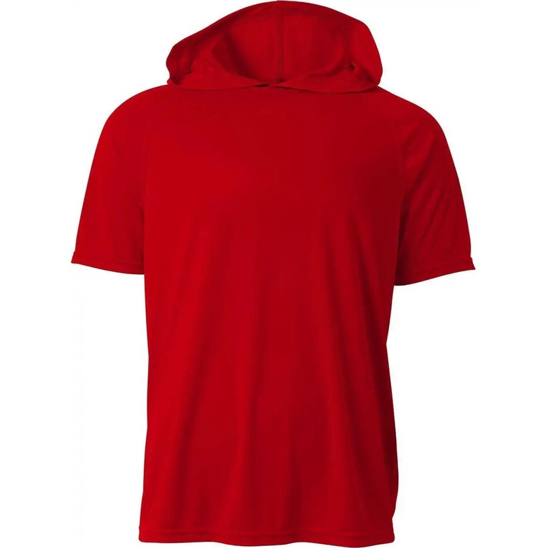 A4 NB3408 Youth Hooded T-Shirt – Scarlet