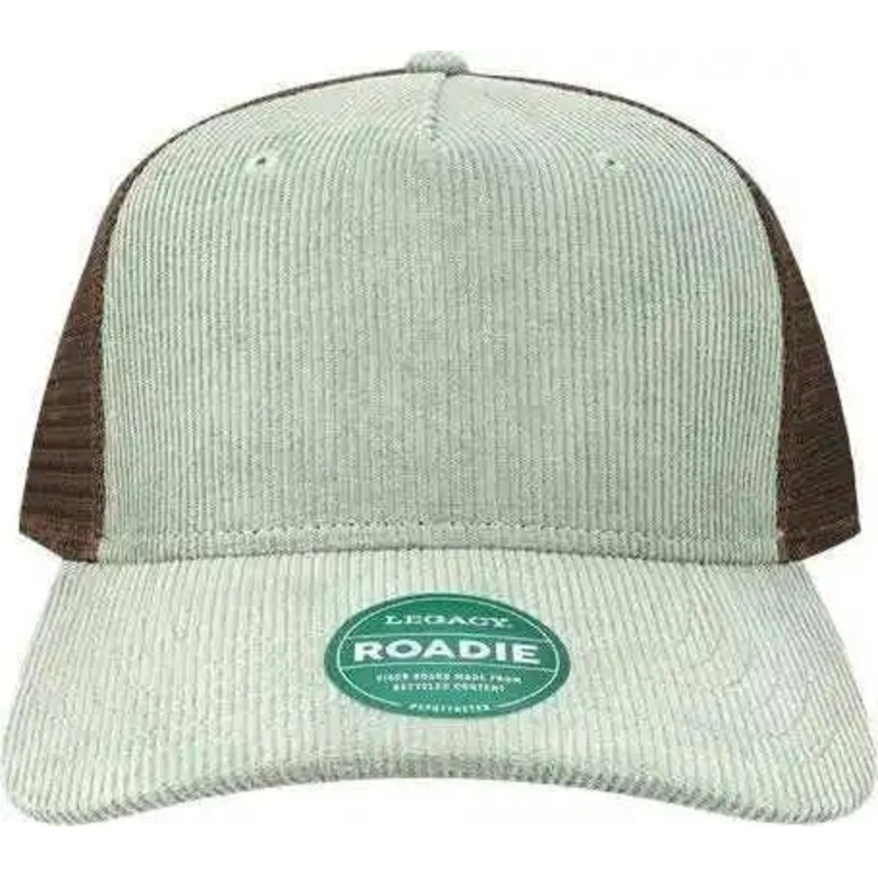 Legacy ROADIE Five-Panel Trucker Cap – Sawgrass Corduroy Brown