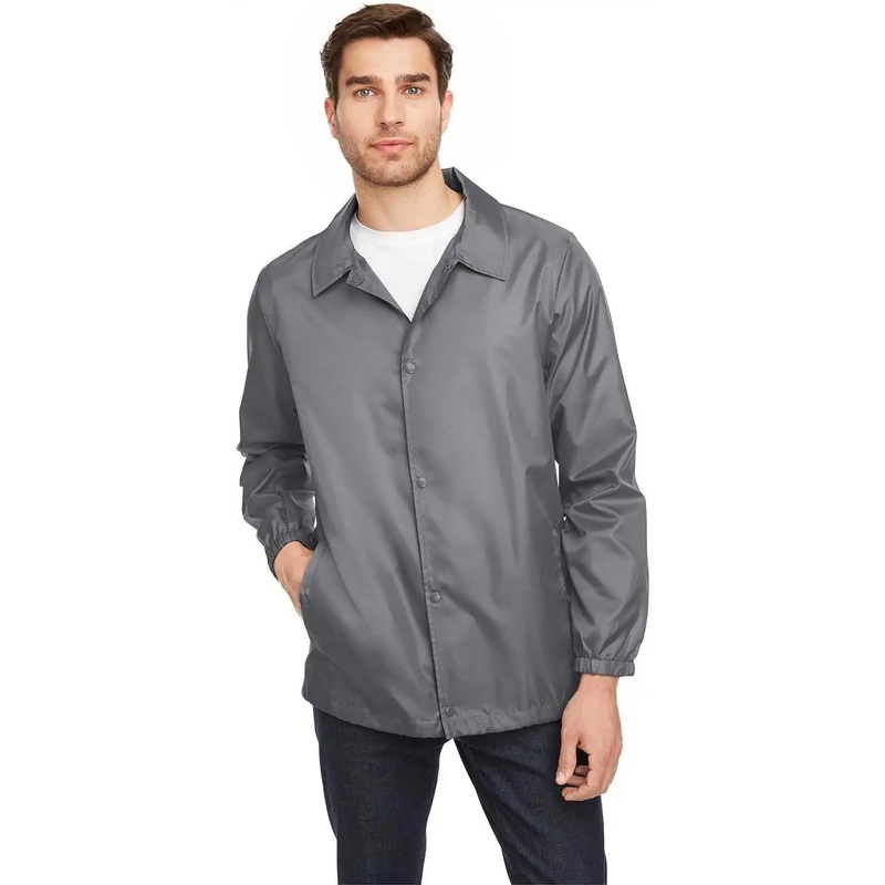 Team 365 TT75 Adult Zone Protect Coaches Jacket – Sport Graphite