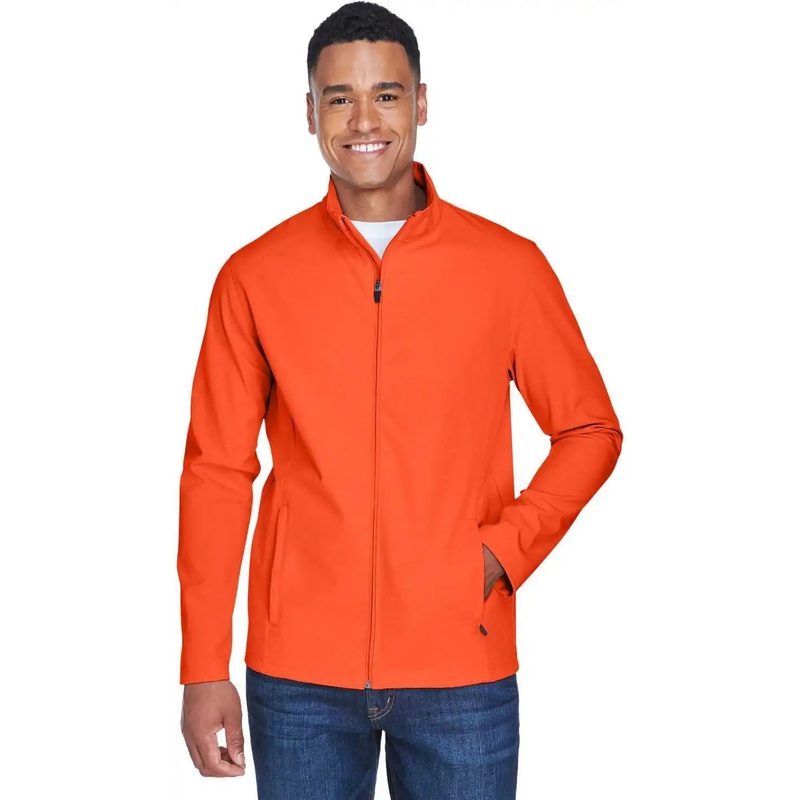 Team 365 TT80 Men’s Leader Soft Shell Jacket – Sport Orange