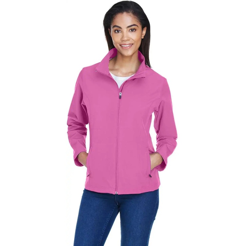 Team 365 TT80W Ladies’ Leader Soft Shell Jacket – Sportcharity Pink
