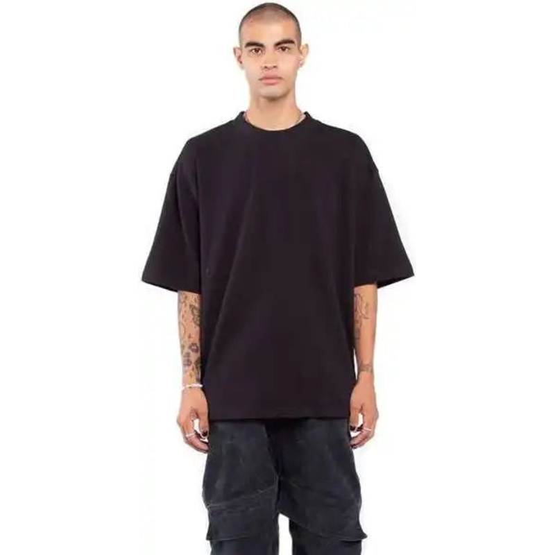Shaka Wear SHGDN Men’s Garment-Dyed Designer T-Shirt – Black