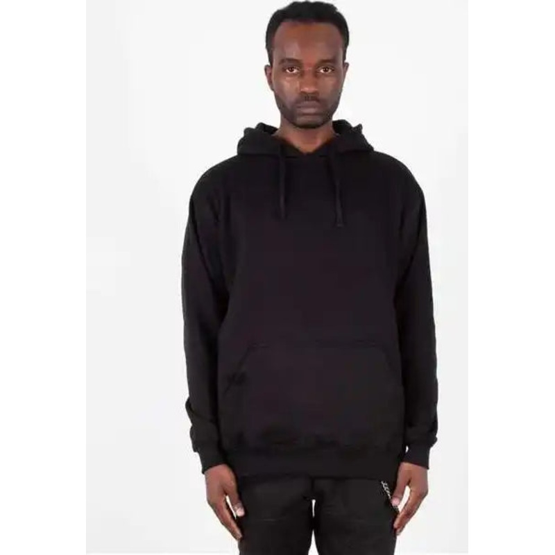 Shaka Wear SHHFP Men’s Heavyweight Fleece Hooded Sweatshirt – Black