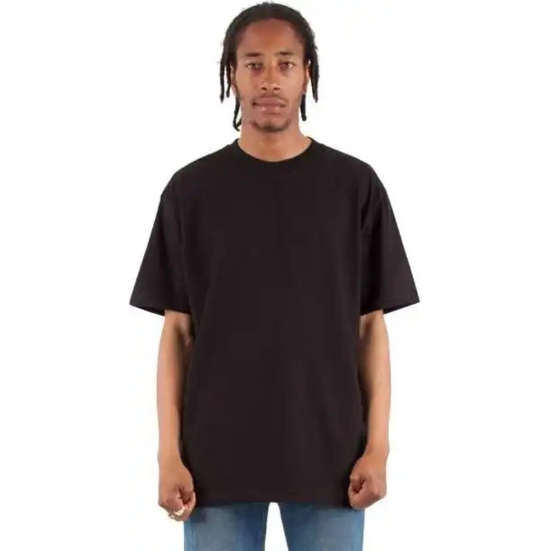 Shaka Wear SHRHSS Unisex RETRO Heavyweight T-Shirt – Black