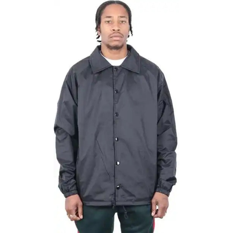 Shaka Wear SHCJ Unisex Coaches Jacket – Black