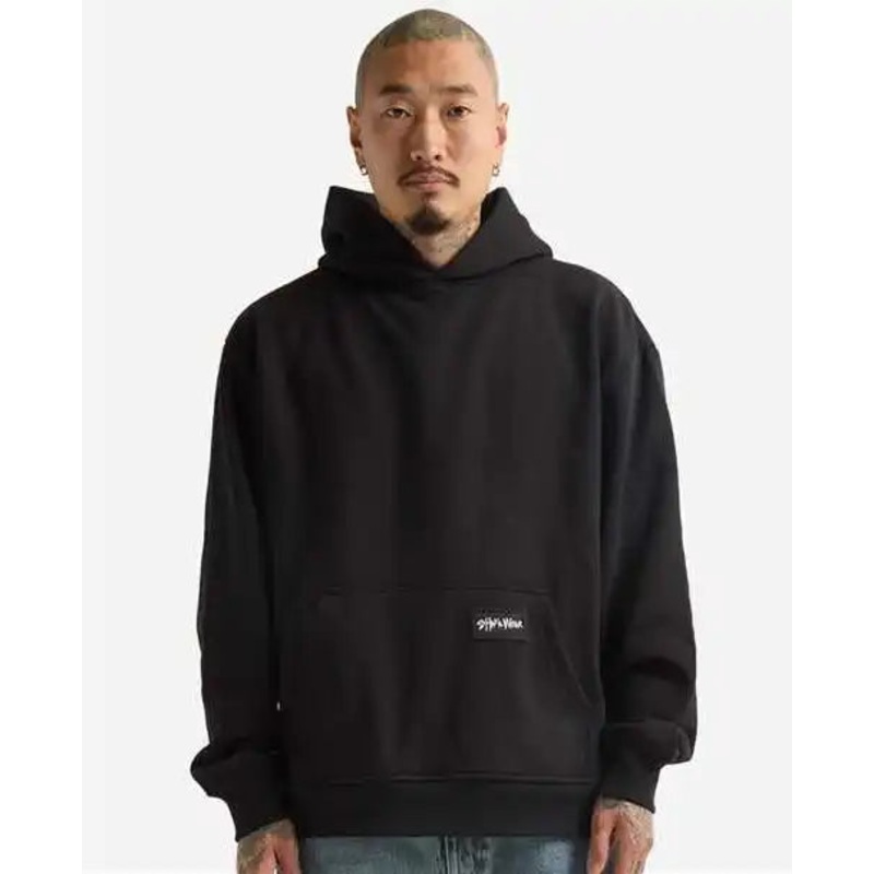 Shaka Wear SHEHP Men’s Essential Super Heavyweight Hooded Sweatshirt – Black