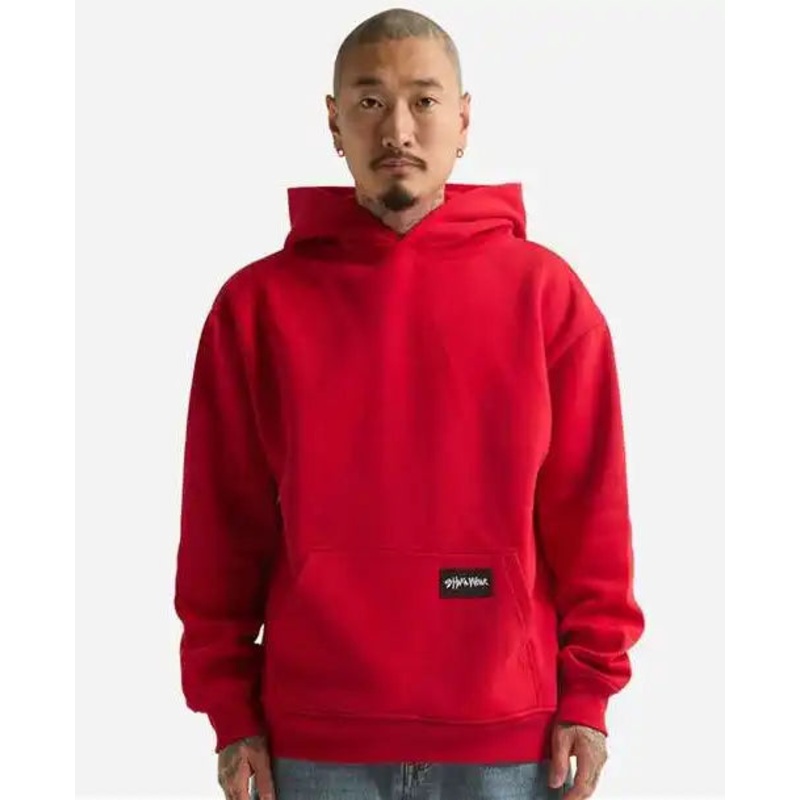 Shaka Wear SHEHP Men’s Essential Super Heavyweight Hooded Sweatshirt – Red