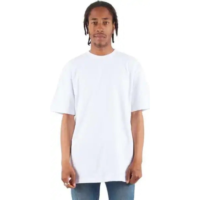 Shaka Wear SHRHSS Unisex RETRO Heavyweight T-Shirt – White