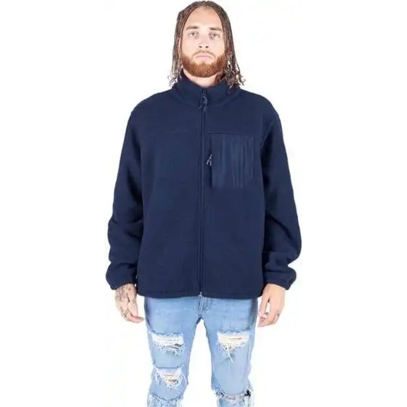 Shaka Wear SHSJ Men’s Sherpa Jacket – Navy