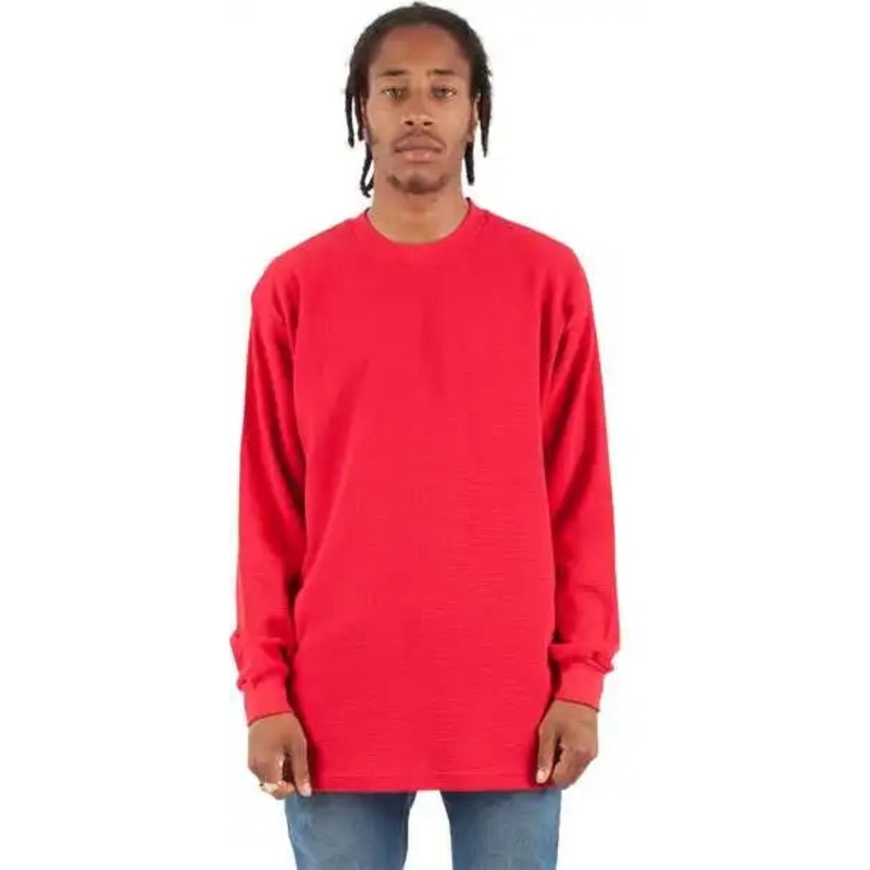 Shaka Wear SHTHRM Unisex Thermal T-Shirt – Red