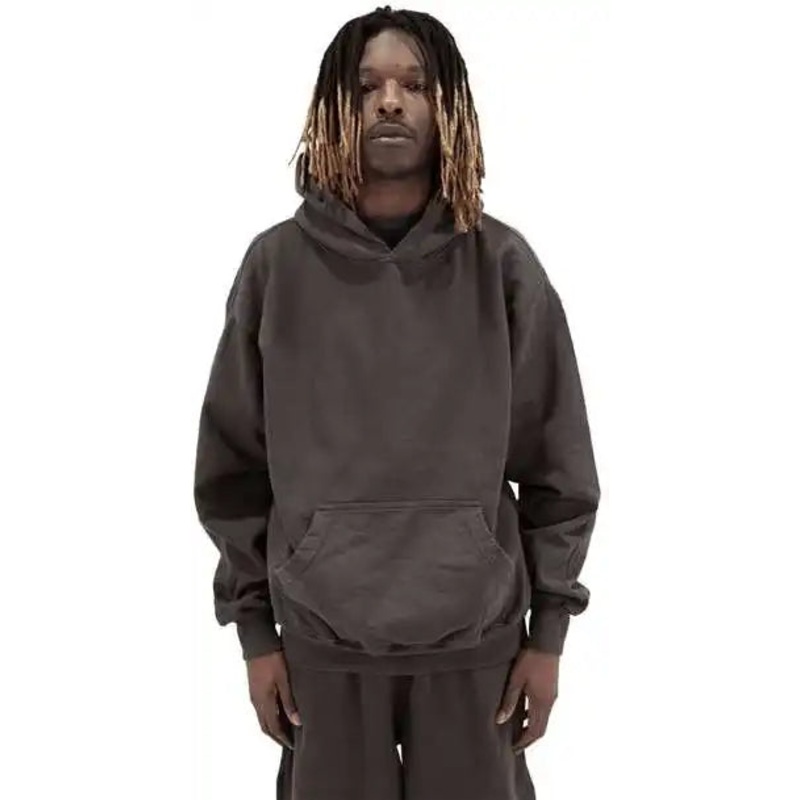Shaka Wear SHGDH Men’s Los Angeles Garment-Dyed Hooded Sweatshirt – Shadow