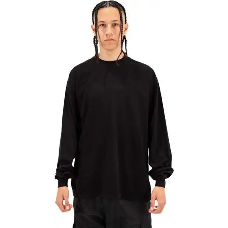 Shaka Wear SHGDLS Men’s Garment-Dyed Long Sleeve T-Shirt – Black