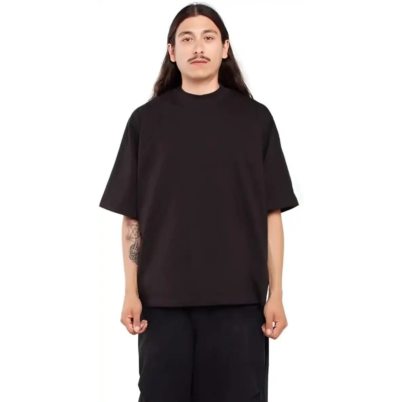 Shaka Wear SHMHO Men’s Max Heavyweight Oversized T-Shirt – Black