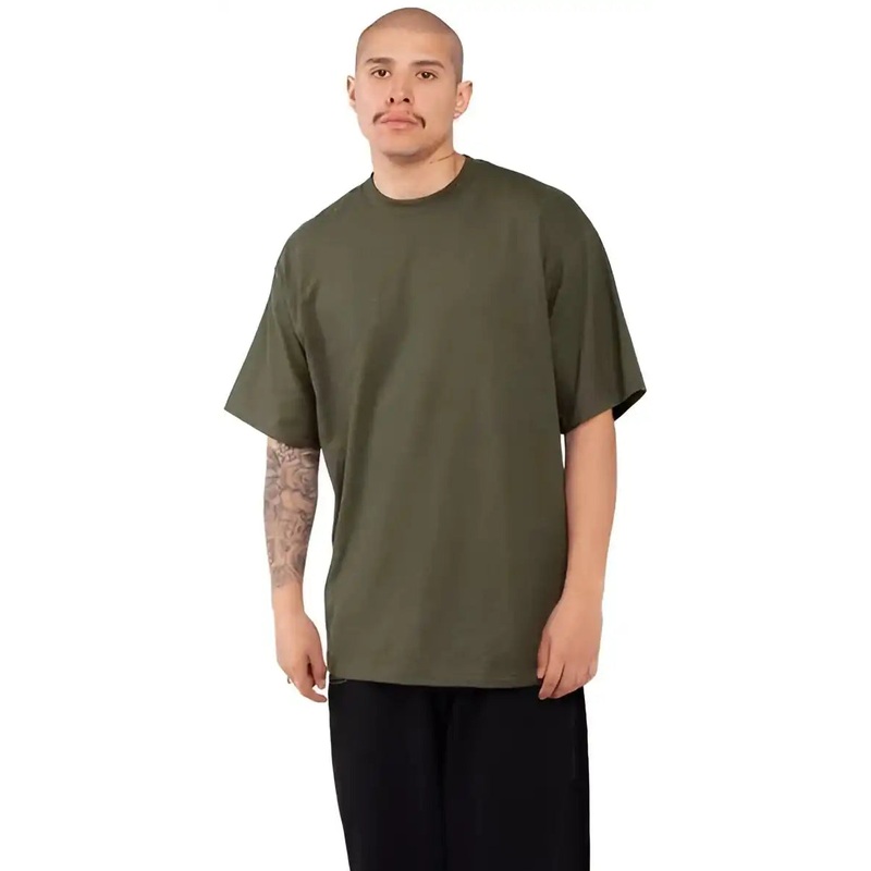 Shaka Wear SHMHSST Men’s Tall Max Heavyweight T-Shirt – Hunter Green