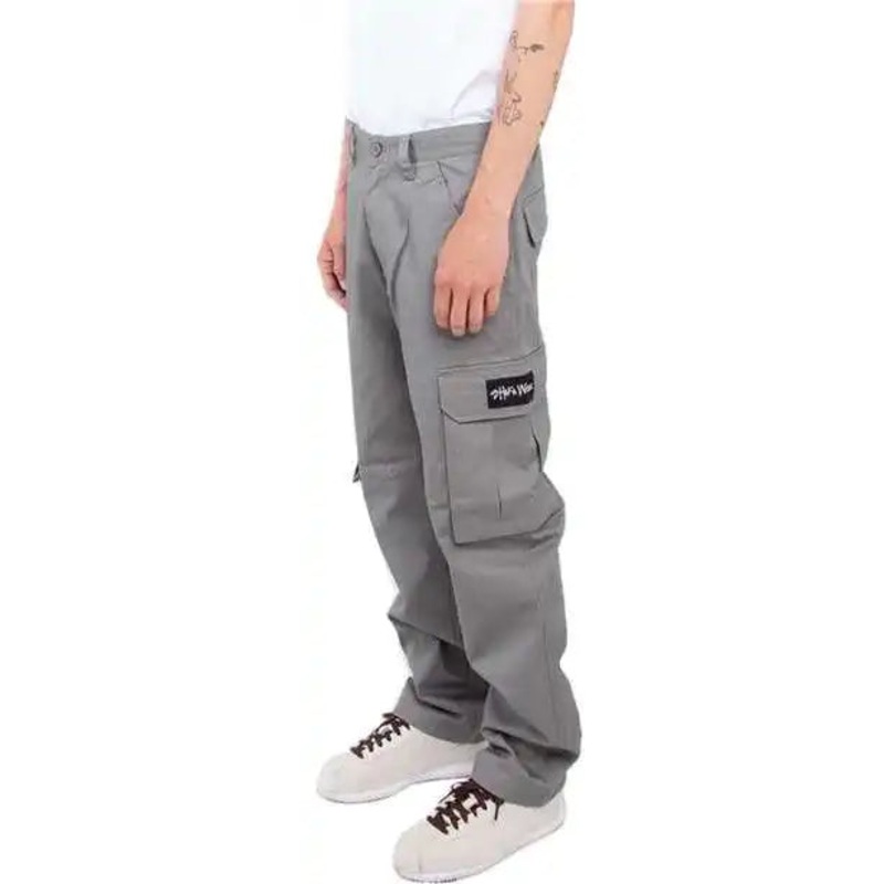 Shaka Wear SHSPCP Men’s Twill Cargo Pants – Dark Gray_28