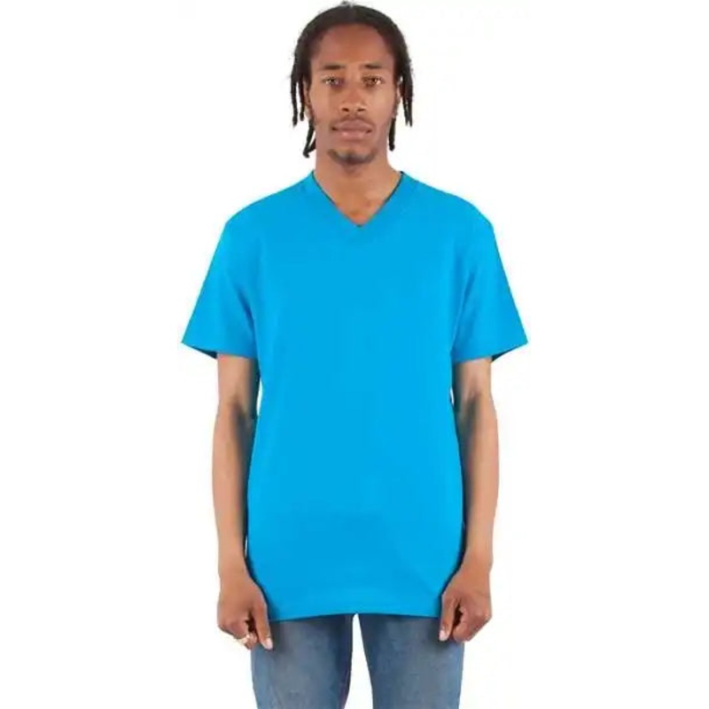 Shaka Wear SHVEE Unisex V-Neck T-Shirt – Turquoise