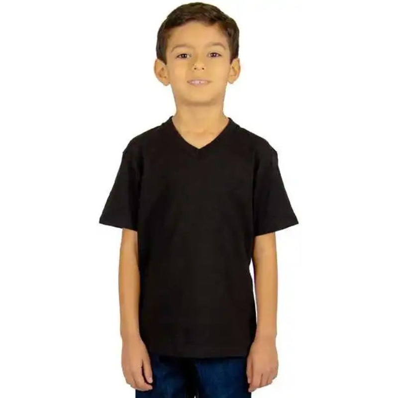 Shaka Wear SHVEEY Youth V-Neck T-Shirt – Black
