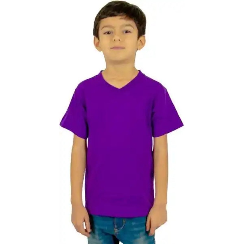 Shaka Wear SHVEEY Youth V-Neck T-Shirt – Purple
