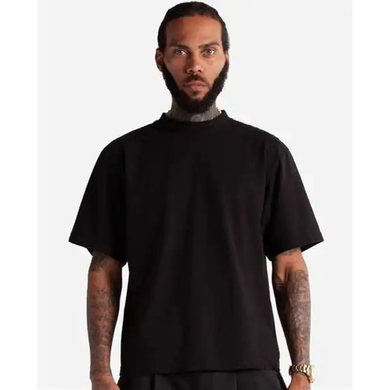 Shaka Wear MCS Men’s Cropped Max Heavyweight T-Shirt – Black