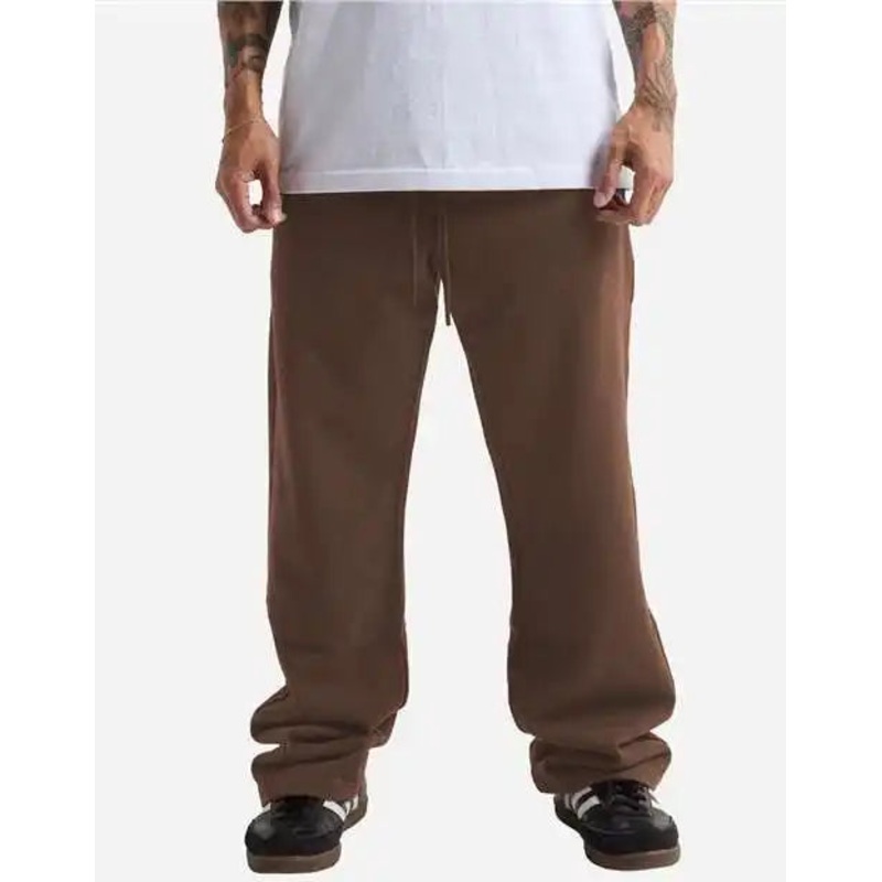Shaka Wear SHGDSSP Men’s Garment Dye Straight Leg Sweatpants – Mocha