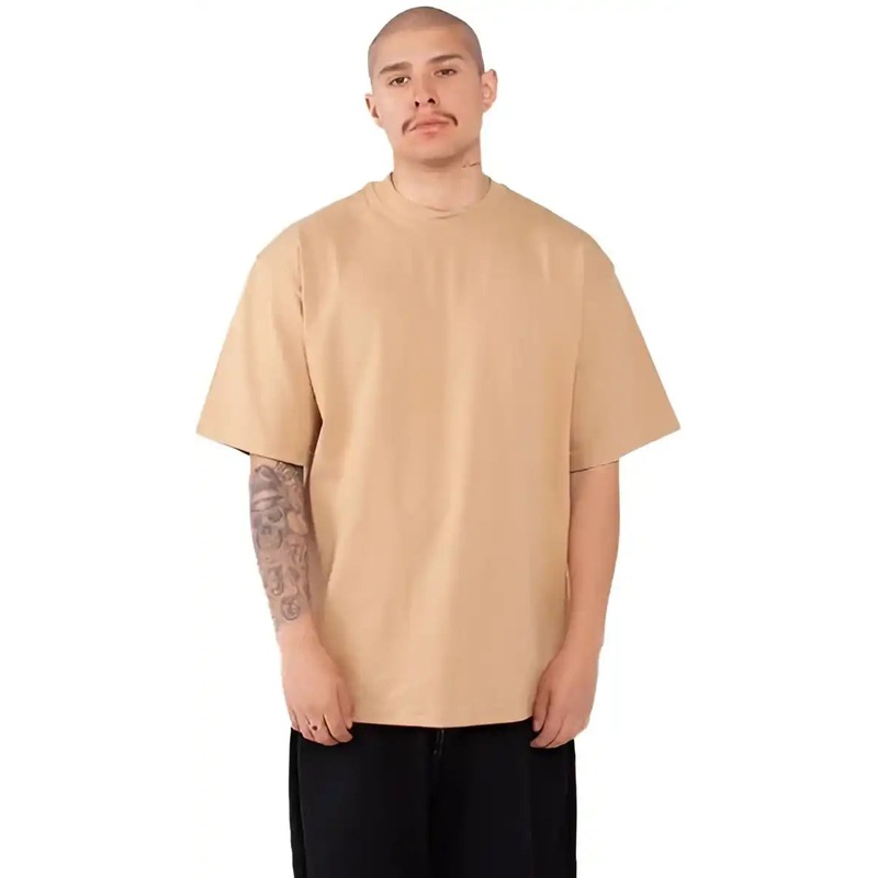 Shaka Wear SHMHSST Men’s Tall Max Heavyweight T-Shirt – Khaki