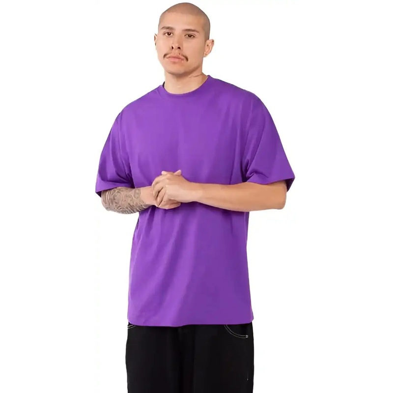 Shaka Wear SHMHSST Men’s Tall Max Heavyweight T-Shirt – Purple