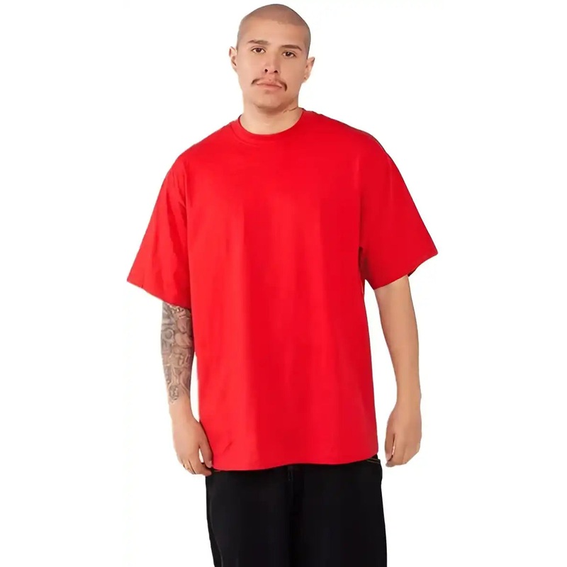 Shaka Wear SHMHSST Men’s Tall Max Heavyweight T-Shirt – Red