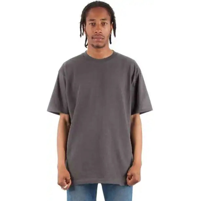 Shaka Wear SHRHSS Unisex RETRO Heavyweight T-Shirt – Dark Gray