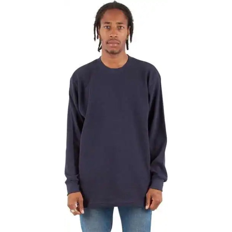 Shaka Wear SHTHRM Unisex Thermal T-Shirt – Navy
