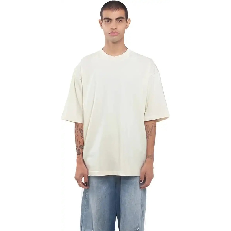 Shaka Wear SHGDN Men’s Garment-Dyed Designer T-Shirt – Cream