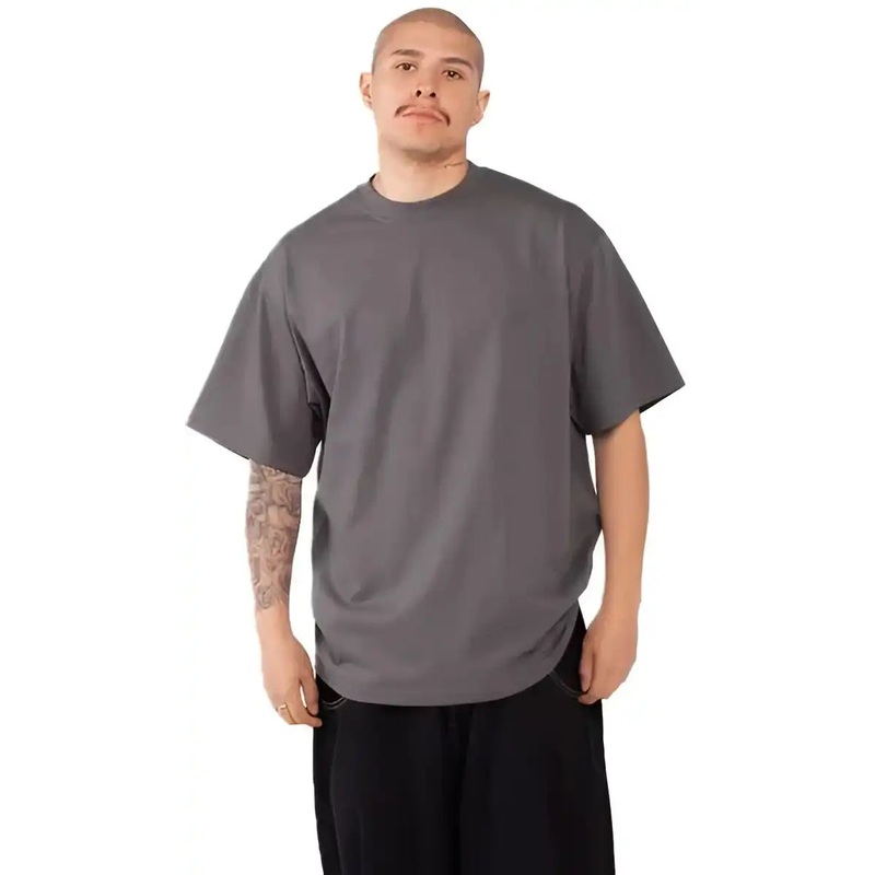 Shaka Wear SHMHSST Men’s Tall Max Heavyweight T-Shirt – Dark Gray