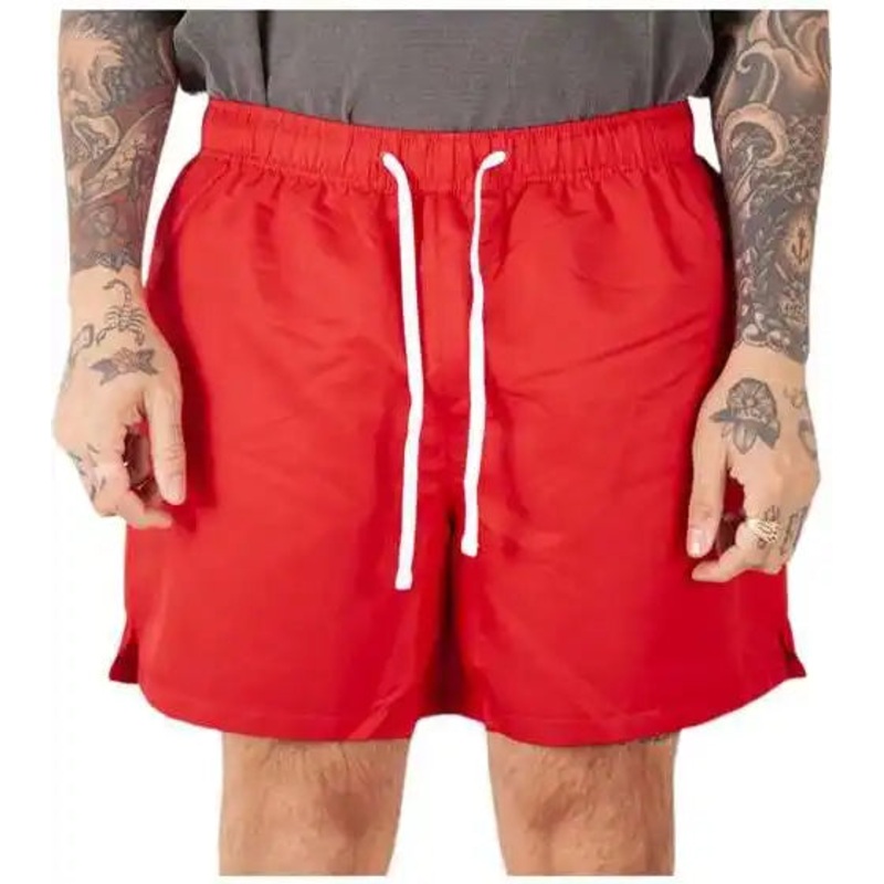 Shaka Wear SHPRS Men’s Poly Running Shorts – Red
