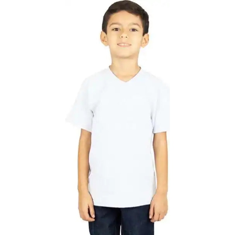 Shaka Wear SHVEEY Youth V-Neck T-Shirt – White
