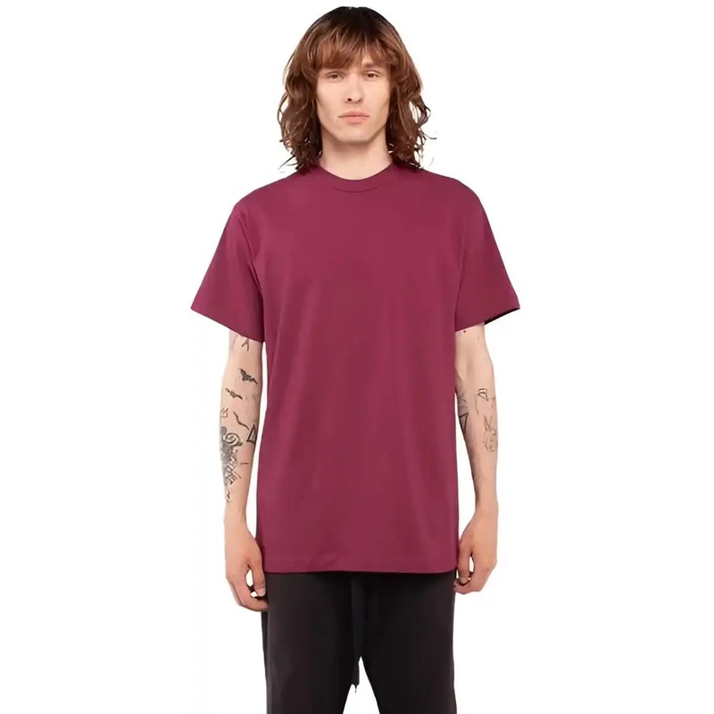Shaka Wear SHASS Unisex Active T-Shirt – Burgundy