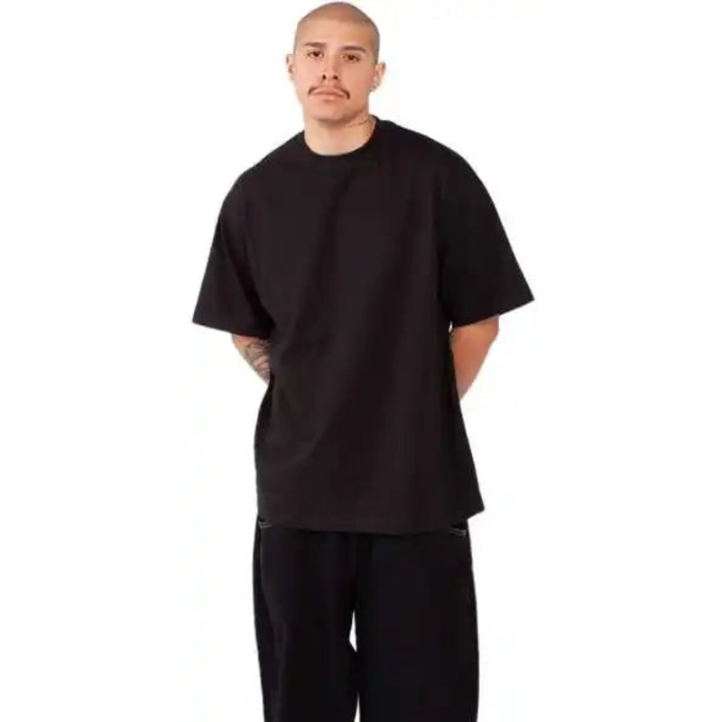Shaka Wear SHMHSST Men’s Tall Max Heavyweight T-Shirt – Black
