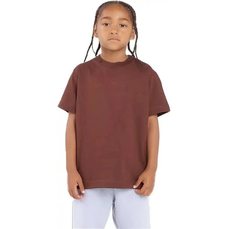 Shaka Wear SHSSY Youth Active T-Shirt – Brown