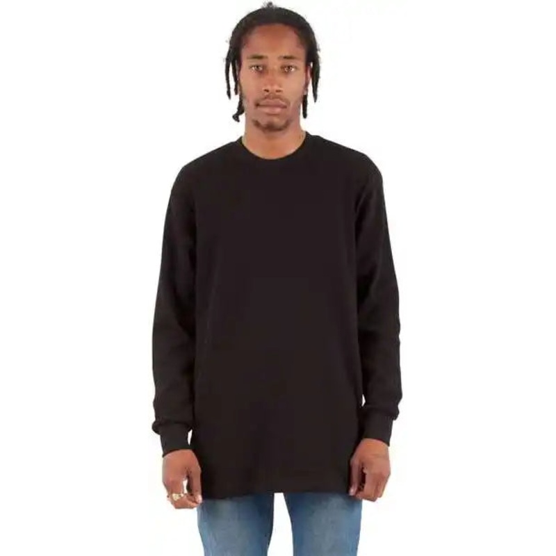 Shaka Wear SHTHRM Unisex Thermal T-Shirt – Black