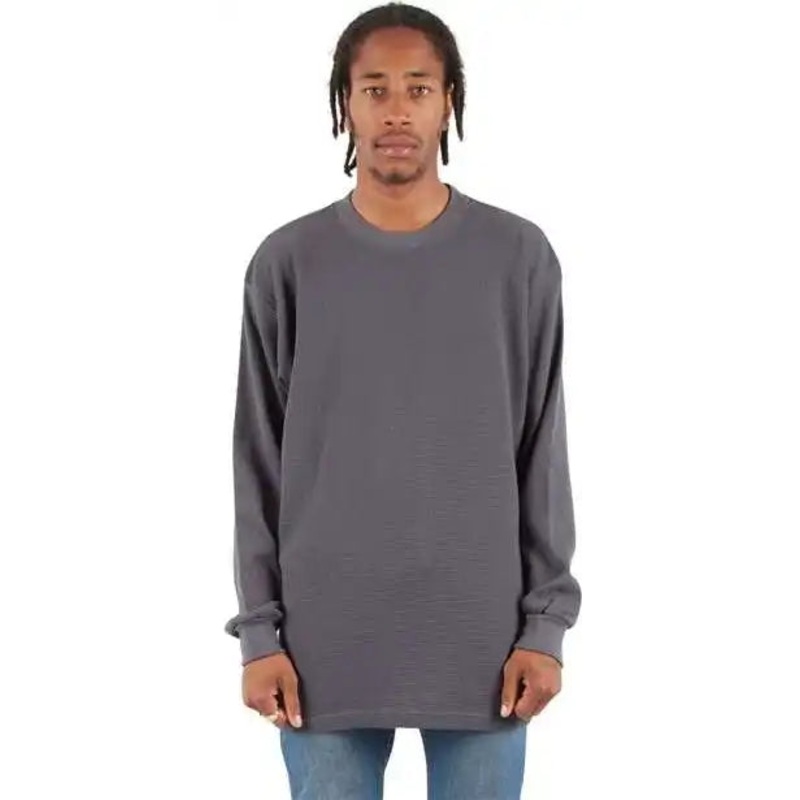Shaka Wear SHTHRM Unisex Thermal T-Shirt – Dark Gray