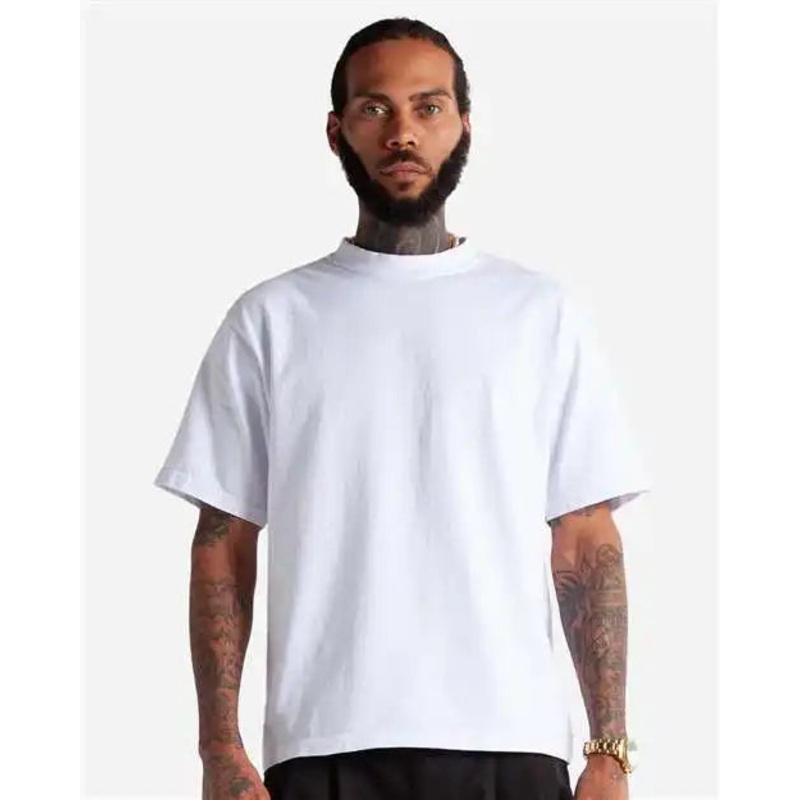 Shaka Wear MCS Men’s Cropped Max Heavyweight T-Shirt – White