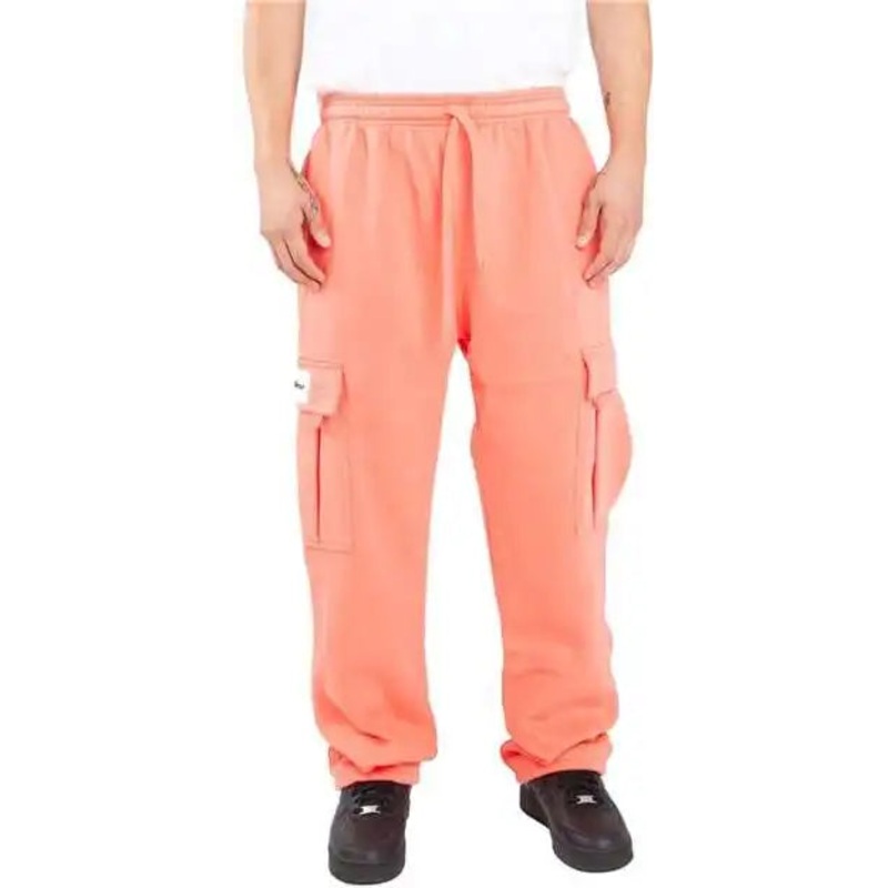 Shaka Wear SHFCP Men’s Fleece Cargo Pocket Sweatpants – Peach