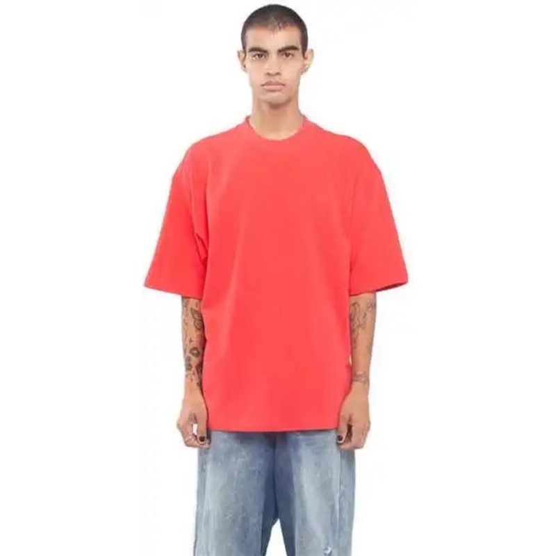Shaka Wear SHGDN Men’s Garment-Dyed Designer T-Shirt – Red