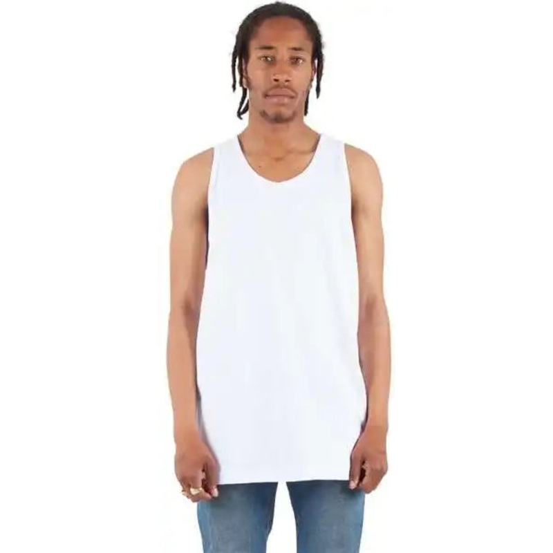 Shaka Wear SHTANK Unisex Active Tank – White