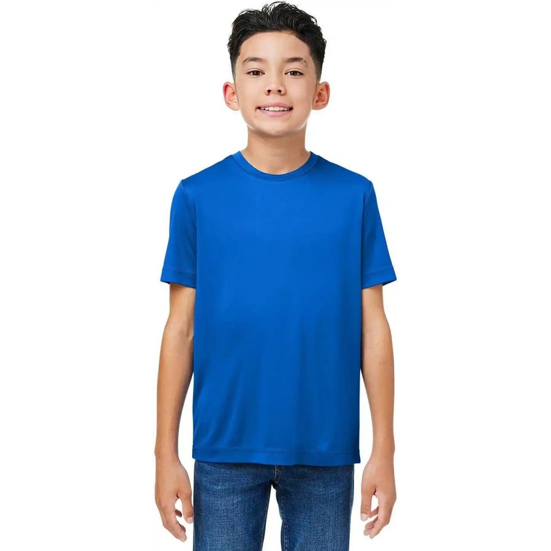 CORE365 CE10Y Youth Capital Performance T-Shirt – TRUE ROYAL