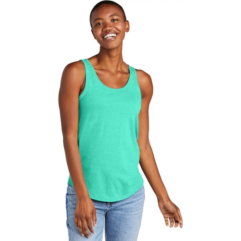 District DT151 Women’S Perfect Tri Relaxed Tank – AquaHthr