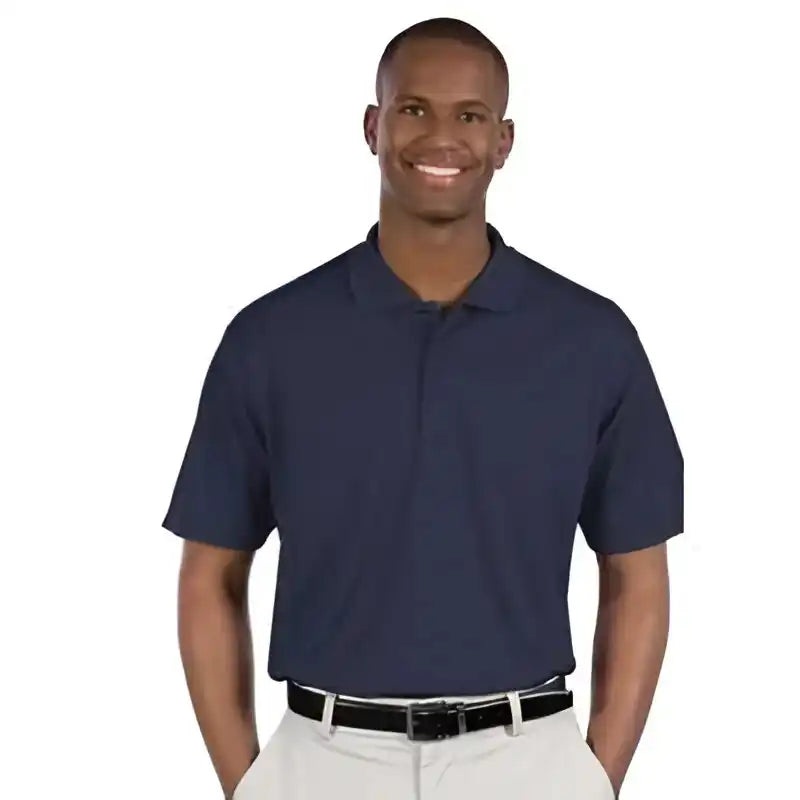 OTTO 601-104 Men’s 5.0 oz. Cool Comfort Mesh Sport Shirts – Navy