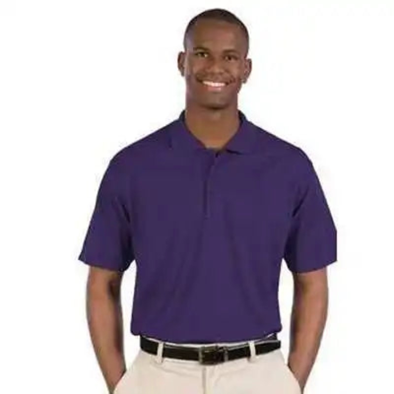 OTTO 601-104 Men’s 5.0 oz. Cool Comfort Mesh Sport Shirts – Purple